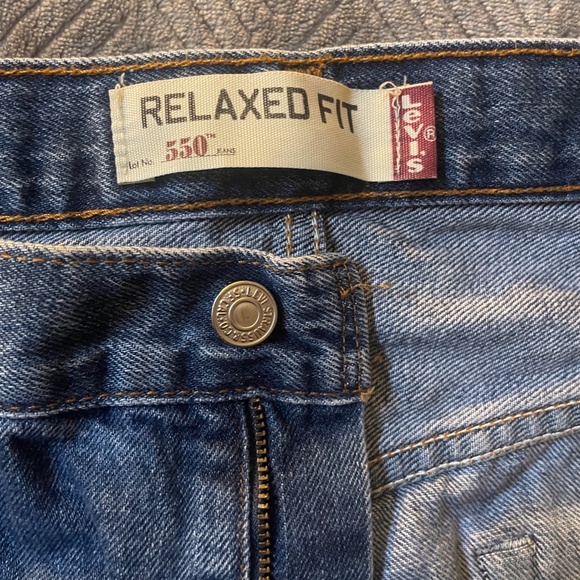 Vintage Levi's 550 Mens Classic Relaxed Fit Straight Leg Jeans Red Tab 38x30 - Picture 3 of 8